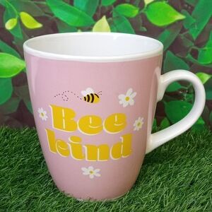 🏠 Bee Kind Pink Ceramic Mug
